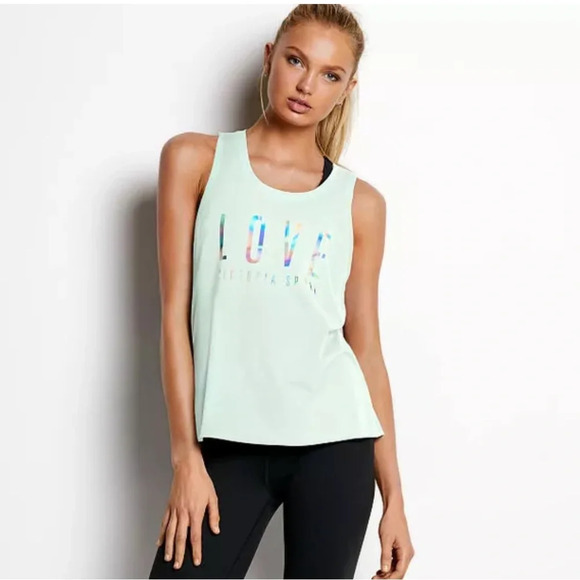 New Victoria Sport Victoria's Secret Keyhole-back tank top - Picture 1 of 8